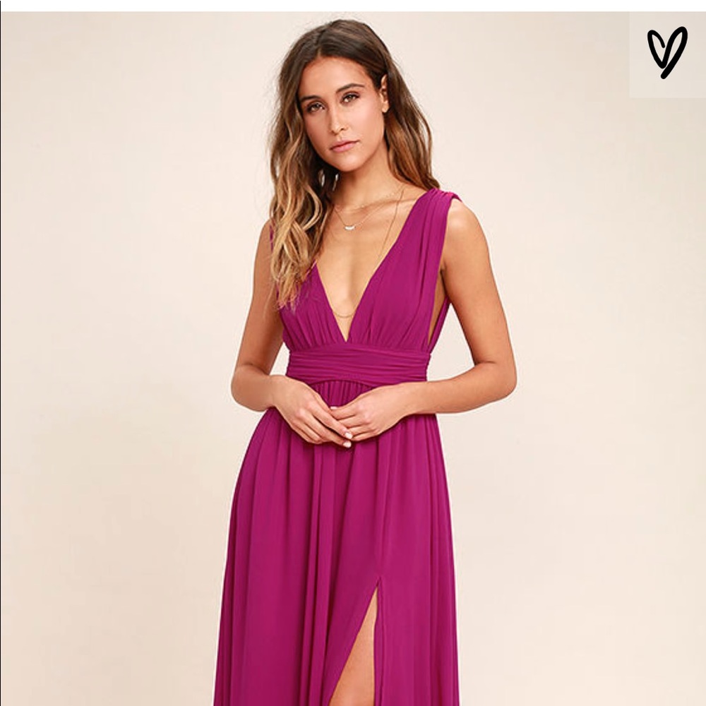 Heavenly Hues Magenta Maxi Dress